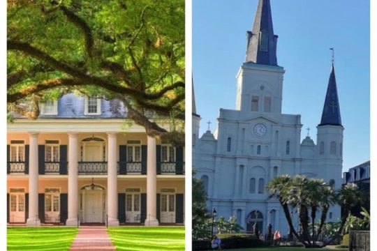 Oak Alley Plantation and 3-Hour New Orleans City Tour